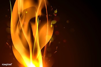 Burning flame background | Free stock vector - 591745
