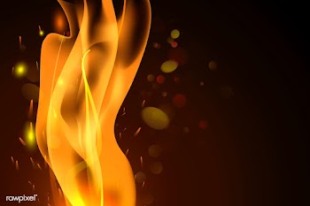 Burning flame background | Free stock vector - 591749