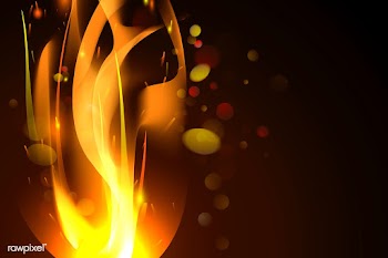 Burning flame background | Free stock vector - 591761