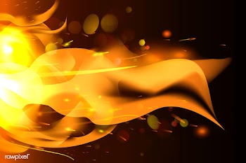 Burning flame background | Free stock vector - 591775