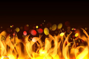Burning flame background | Free stock vector - 591780