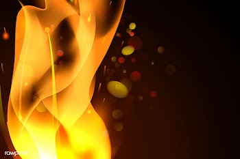 Burning flame background | Free stock vector - 591782