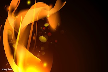 Burning flame background | Free stock vector - 591793