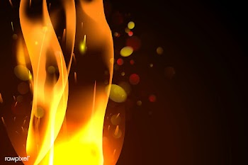 Burning flame background | Free stock vector - 591794