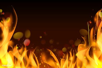 Burning flame background | Free stock vector - 591833