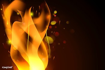 Burning flame background | Free stock vector - 591834