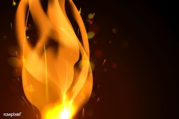 Burning flame background | Free stock vector - 591875