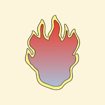 Burning flame, funky doodle design | Free Vector - rawpixel