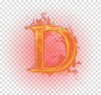 Burning letter d illustration, Flame Light Fire Letter English alphabet, Flame letter transparent background PNG clipart
