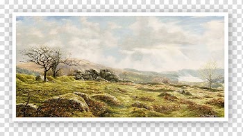 Burrator Avenue Painting Landscape, watercolor sky transparent background PNG clipart