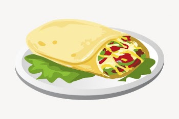Burrito collage element, Mexican food | Free PSD - rawpixel