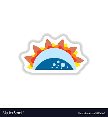 Burrito falafel wrap pita bread vector image