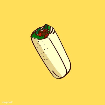Burrito wrap drawing | Free stock vector - 1187064