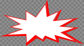 Burst Explosion Transparent Background PNG