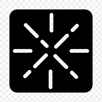 Burst png web UI icon in flat style | Free stock illustration | High Resolution graphic