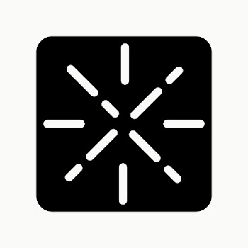 Burst web UI icon psd in flat style | Free stock illustration | High Resolution graphic
