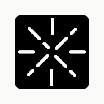 Burst web UI icon vector in flat style | Free stock illustration | High Resolution graphic