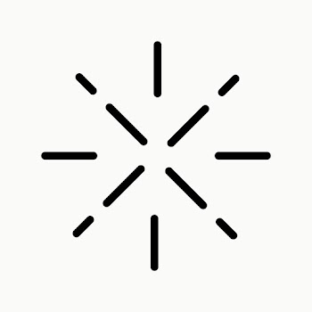 Burst web UI icon vector in outline style | Free stock illustration | High Resolution graphic