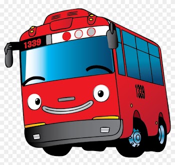 Bus Car Motor Vehicle Mode Of Transport - Tayo The Little Bus Png
