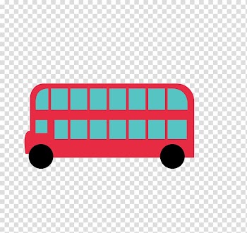 Bus Cartoon, color cartoon bus transparent background PNG clipart