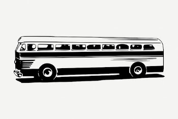 Bus drawing, vehicle vintage illustration | Free PSD - rawpixel