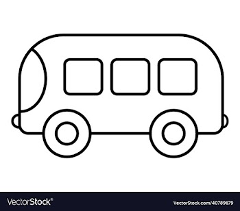 bus icon isolated