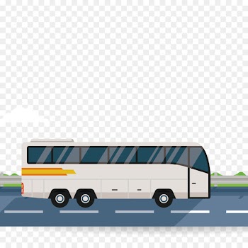 Bus Road Download - Vector car bus 