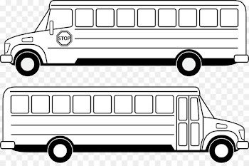Bus, School Bus, Drawing, Land Vehicle, Vehicle PNG