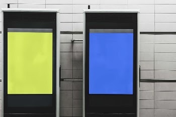 Bus station ad sign with blank | Free Photo - rawpixel