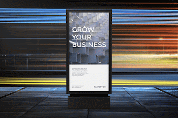 Bus stop advertising sign mockup, | Free PSD Mockup - rawpixel