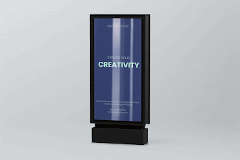 Bus stop advertising sign mockup, | Free PSD Mockup - rawpixel
