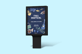 Bus stop advertising sign mockup, | Free PSD Mockup - rawpixel