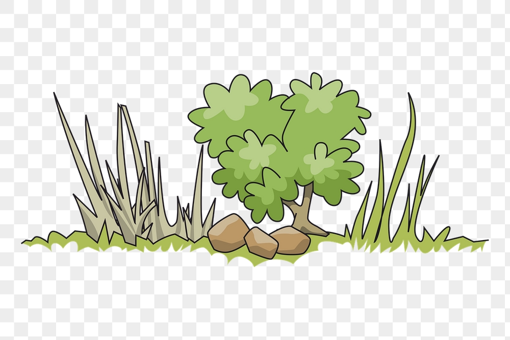 Bush border png sticker plant | Free PNG - rawpixel