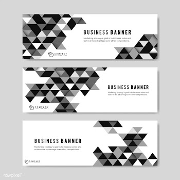 Business abstract banner set | Free stock vector - 579455