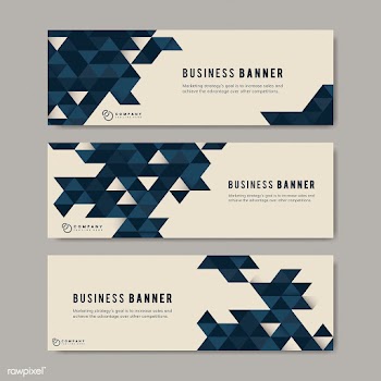 Business abstract banner set | Free stock vector - 579456
