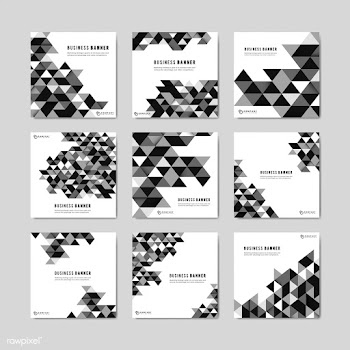 Business abstract banner set | Free stock vector - 579459