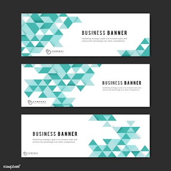 Business abstract banner set | Free stock vector - 579468