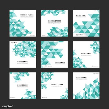 Business abstract banner set | Free stock vector - 579471
