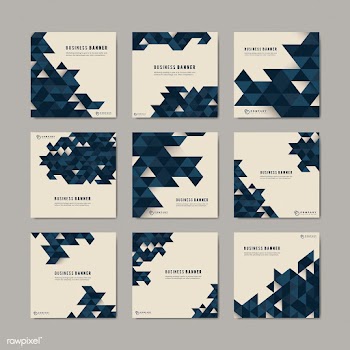 Business abstract banner set | Free stock vector - 579472
