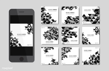 Business abstract banner set | Free stock vector - 579474