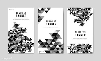 Business abstract banner set | Free stock vector - 579485