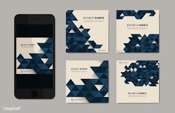 Business abstract banner set | Free stock vector - 579486