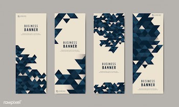 Business abstract banner set | Free stock vector - 579489