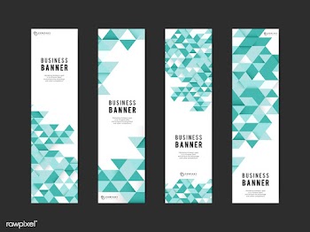 Business abstract banner set | Free stock vector - 579499