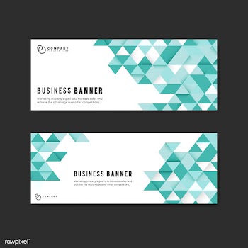 Business abstract banner set | Free stock vector - 579500