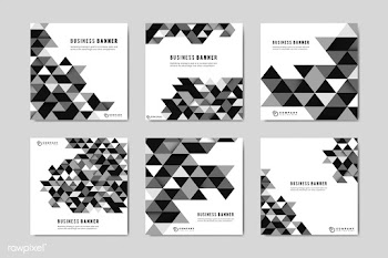 Business abstract banner set | Free stock vector - 579504