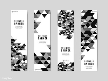 Business abstract banner set | Free stock vector - 579505
