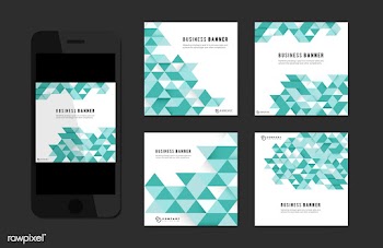 Business abstract banner set | Free stock vector - 579507