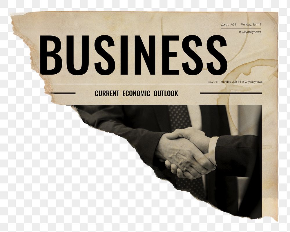 Business agreement png, handshake stained | Free PNG - rawpixel