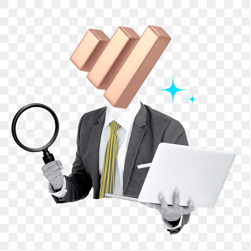 Business analyst png sticker, bar | Free PNG - rawpixel